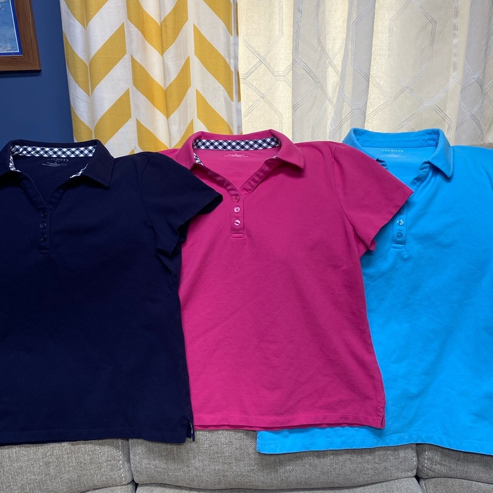 Talbots XL Polo Shirts Lot of 3